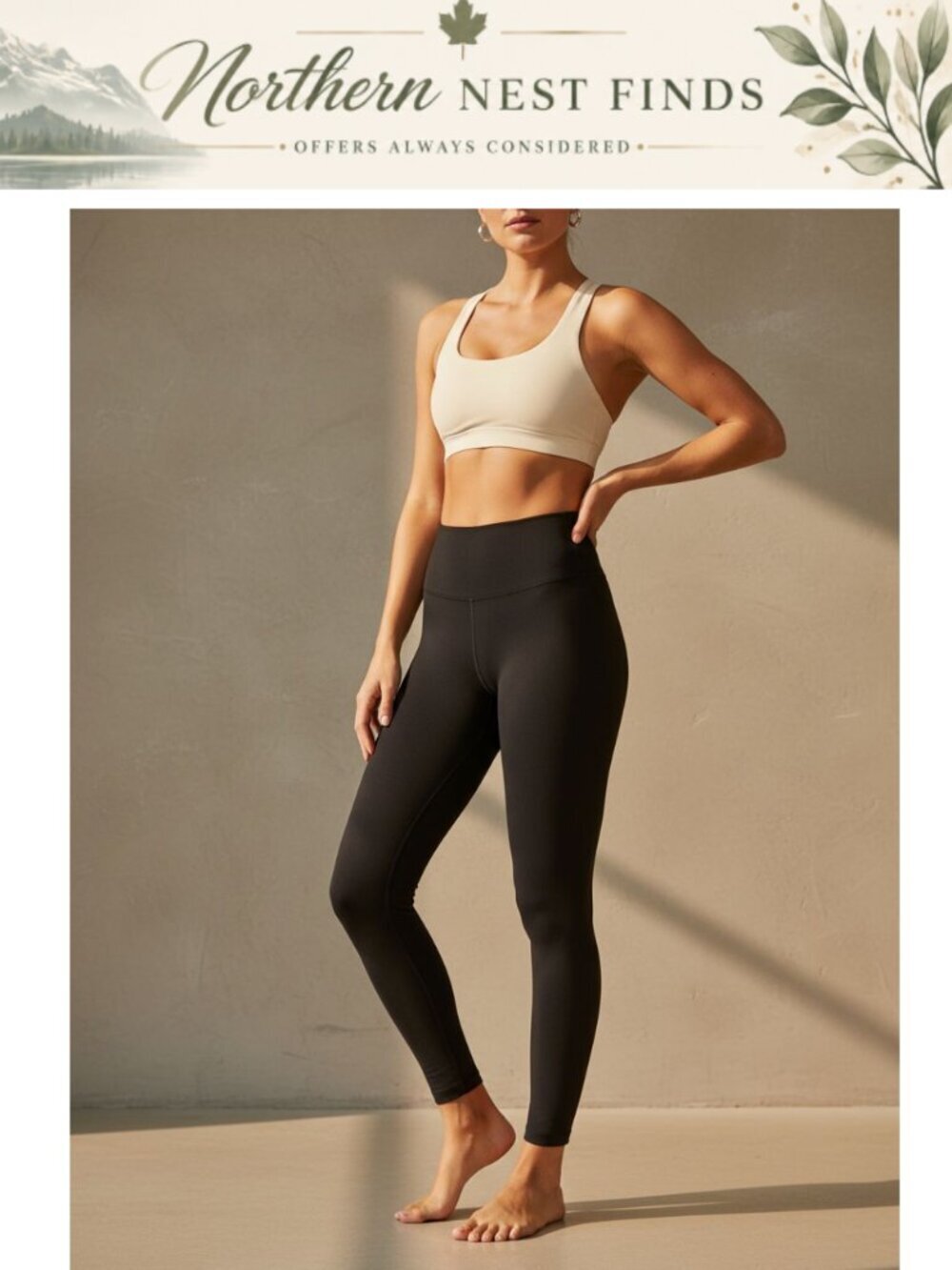 Buttery Soft High Waisted 7/8 Length Yoga Leggings Seamless